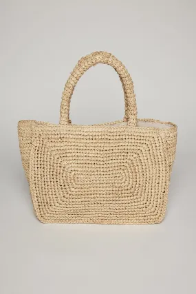 TINA STRAW TOTE BAG