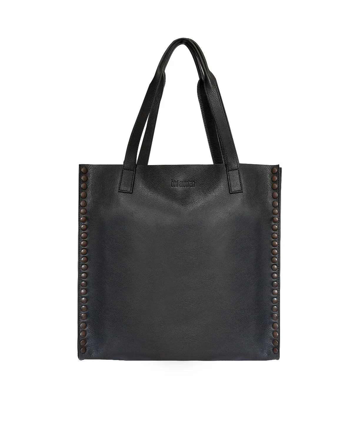 Tote Black Leather Tzeltal Bis Bag