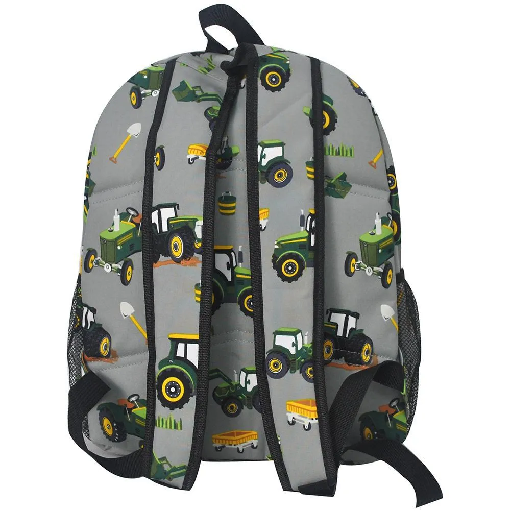 Tractor Trucks Canvas Backpack