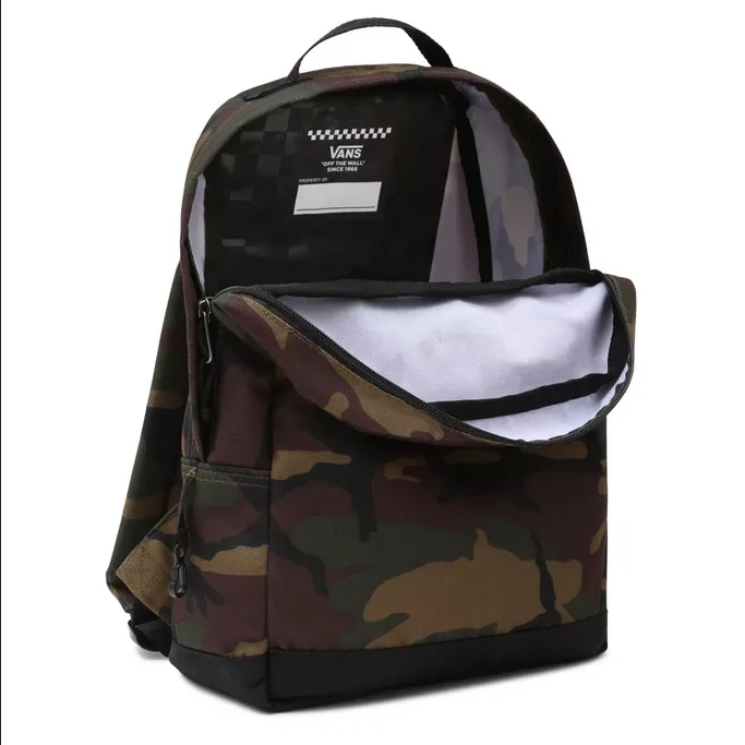 Vans Backpack with case for school and free time Skool VN0A5FOKCMA1 camouflage green 