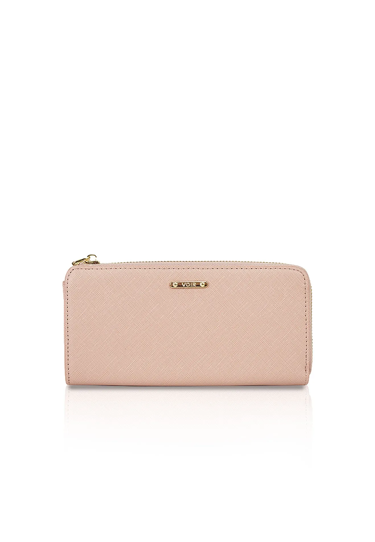 VOIR Blush Zip-Around Long Wallet