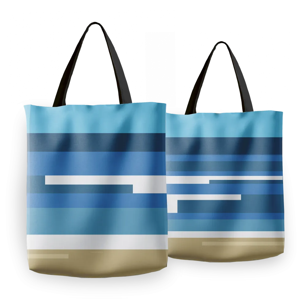 Waves Tote Bag